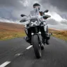 motorbike on country road.