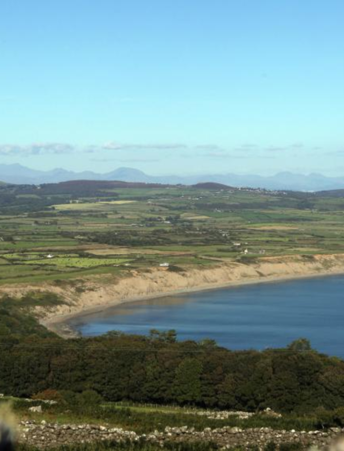 View of Hell's Mouth from the high ground, Llŷn Peninsula