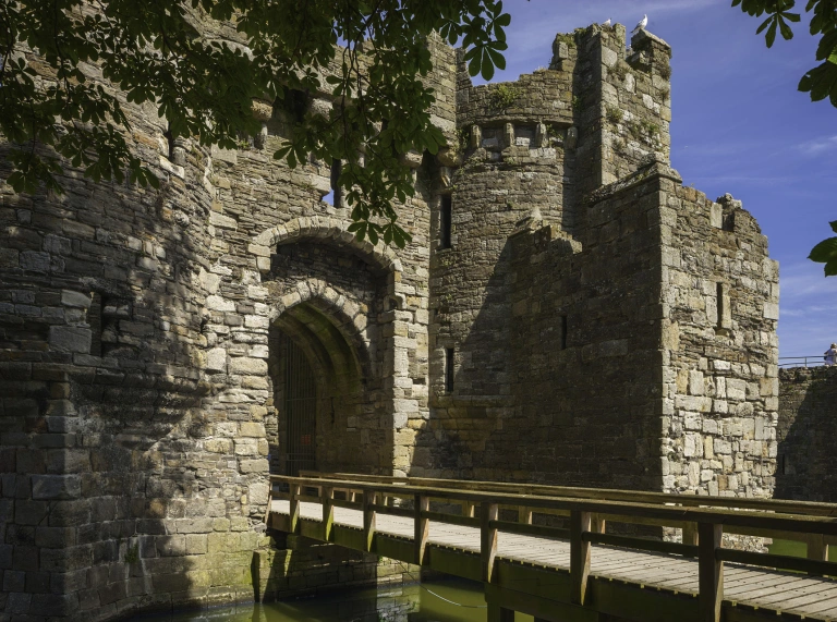 entrance to castle.