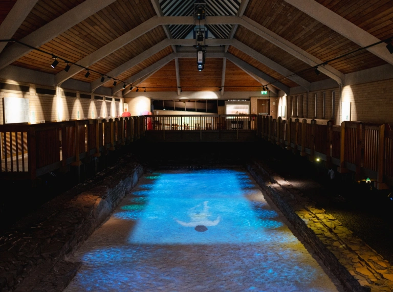 roman baths.