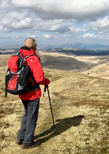 Looking north from Pumlumon Fawr