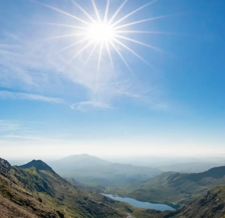 View walking up Yr Wyddfa (Snowdon)