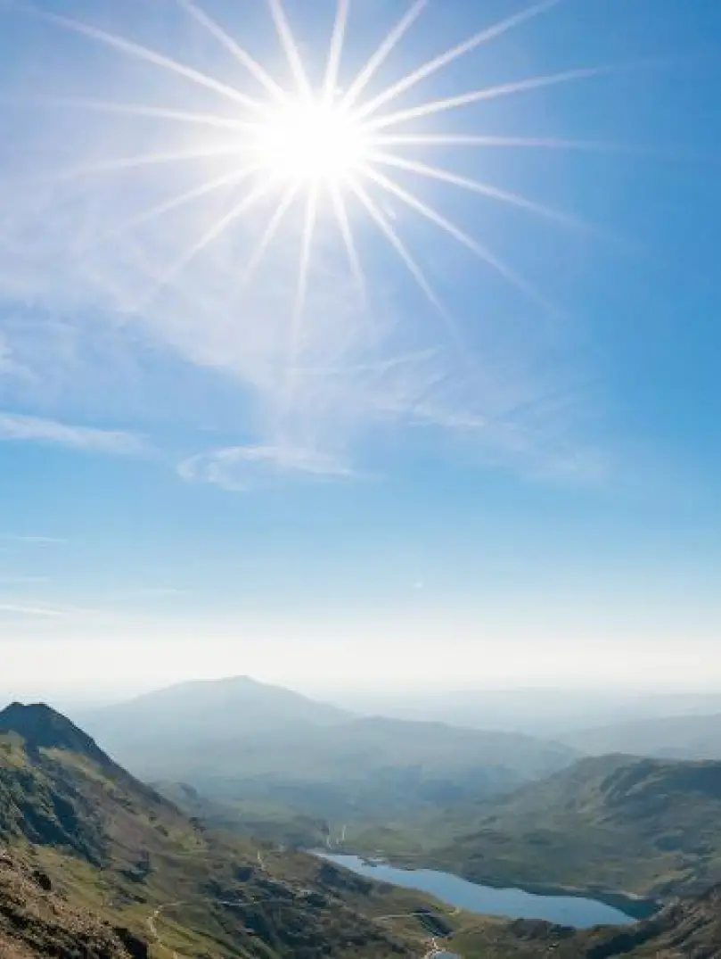 View walking up Yr Wyddfa (Snowdon)
